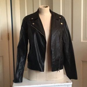 Faux Leather Jacket